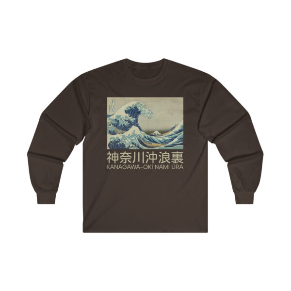 The Great Wave off Kanagawa - Ultra Cotton Long Sleeve Tee - Image 5