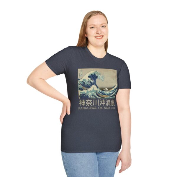 The Great Wave off Kanagawa - Unisex Softstyle T-Shirt - Image 89