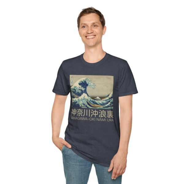 The Great Wave off Kanagawa - Unisex Softstyle T-Shirt - Image 91