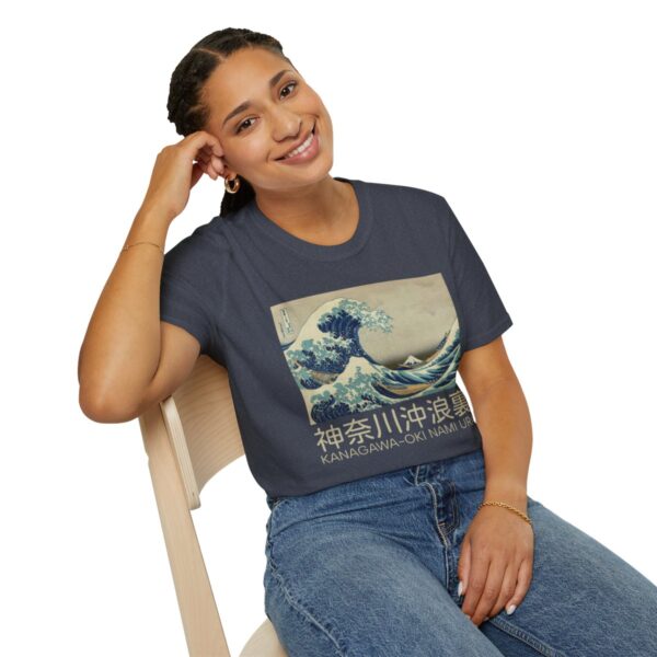 The Great Wave off Kanagawa - Unisex Softstyle T-Shirt - Image 94