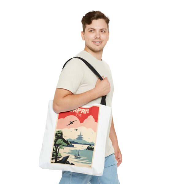 Art Deco Japan Travel (Pagoda) - Tote Bag - Image 11