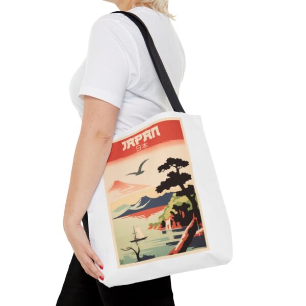 Art Deco Japan Travel (Fuji-goko) - Tote Bag - Image 8
