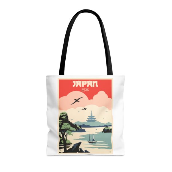 Art Deco Japan Travel (Pagoda) - Tote Bag - Image 5