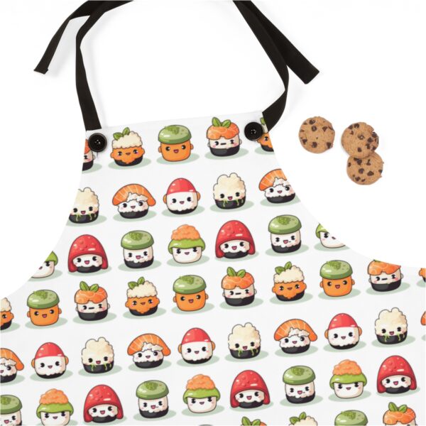 Cute Sushi Poly Twill Apron - Image 2