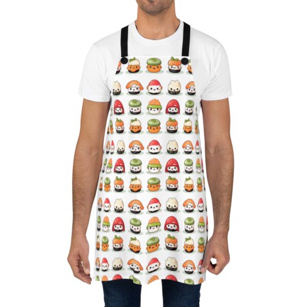 Cute Sushi Poly Twill Apron - Image 4