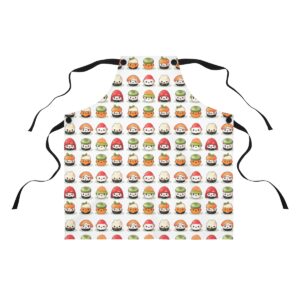 Cute Sushi Poly Twill Apron