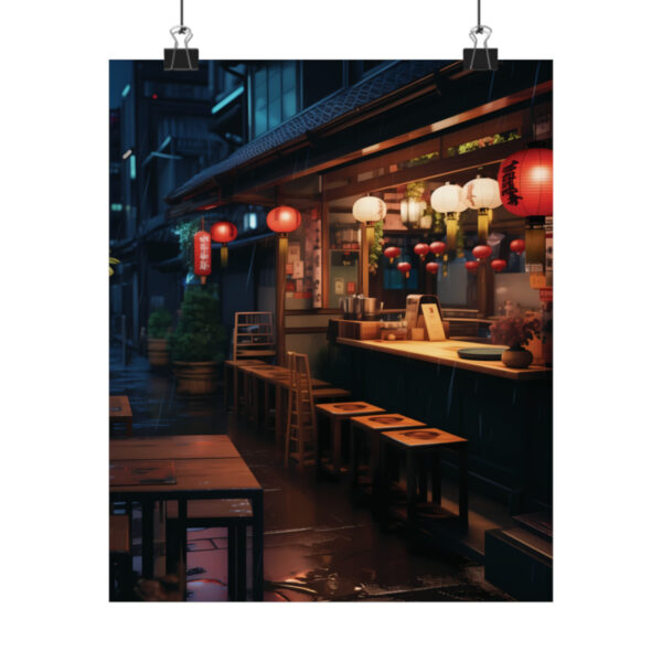 Japanese Izakaya - Matte Vertical Poster - Image 9
