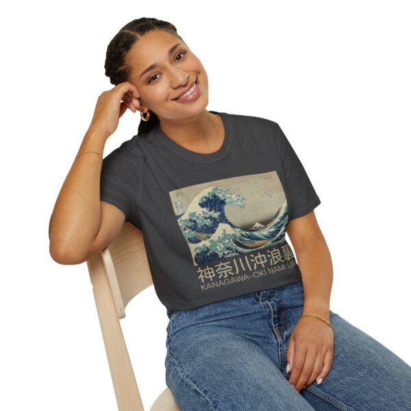 The Great Wave off Kanagawa - Unisex Softstyle T-Shirt - Image 46