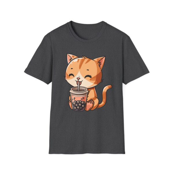 Bubble Tea Kitty - Unisex Softstyle T-Shirt - Image 62