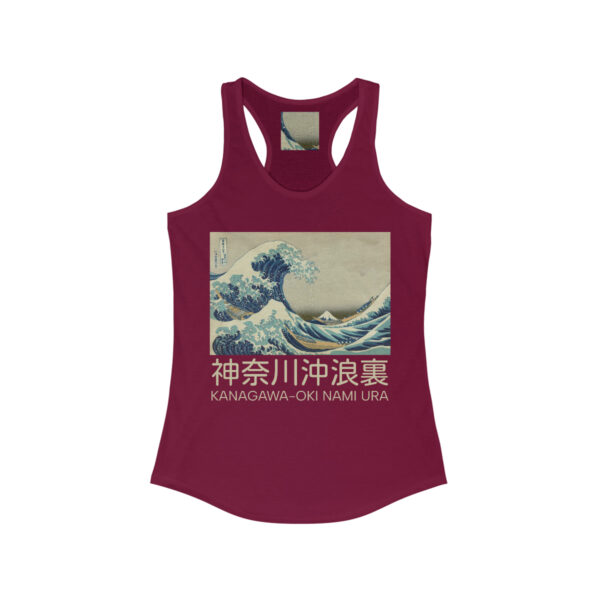 The Great Wave off Kanagawa - Women's Ideal Racerback Tank - Image 17
