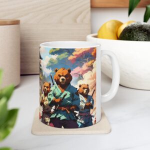 Samurai Bears - Ceramic Mug 11oz