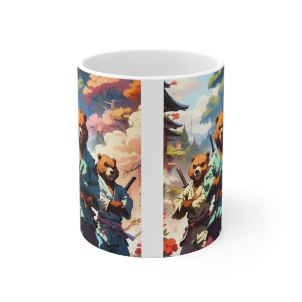 Samurai Bears - Ceramic Mug 11oz - Image 2