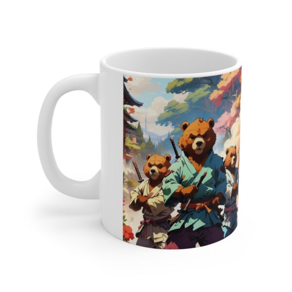 Samurai Bears - Ceramic Mug 11oz - Image 3