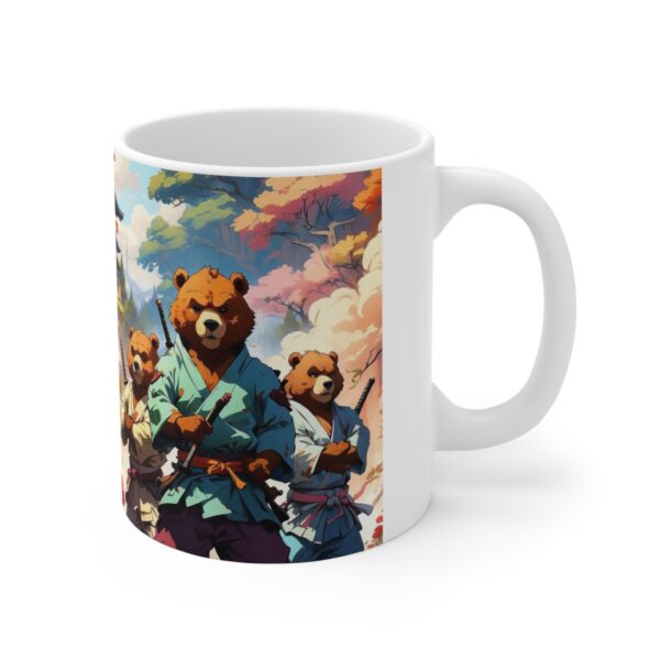 Samurai Bears - Ceramic Mug 11oz - Image 4
