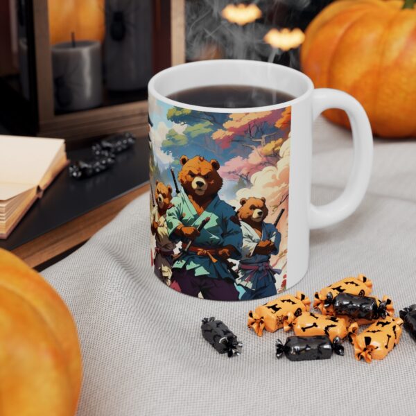 Samurai Bears - Ceramic Mug 11oz - Image 7
