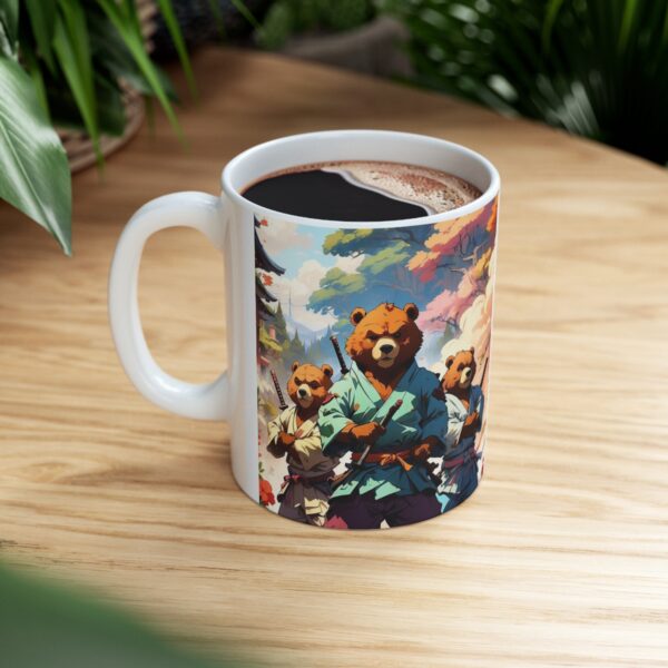 Samurai Bears - Ceramic Mug 11oz - Image 8