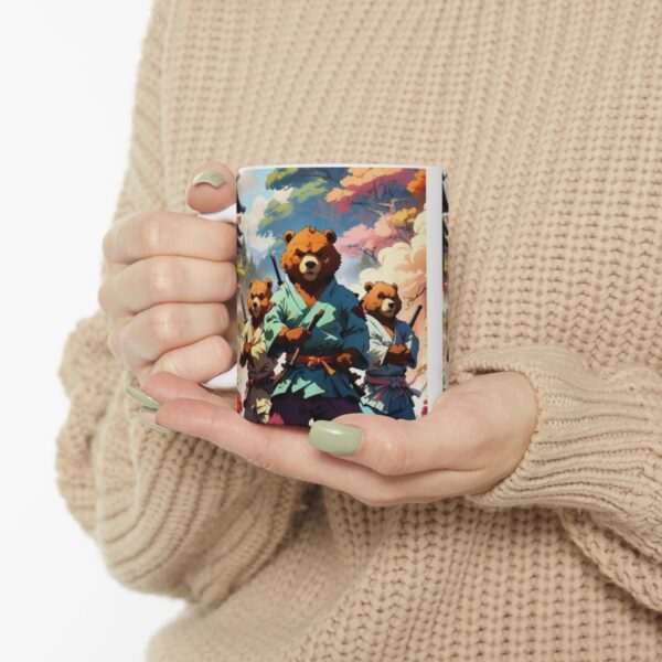 Samurai Bears - Ceramic Mug 11oz - Image 10