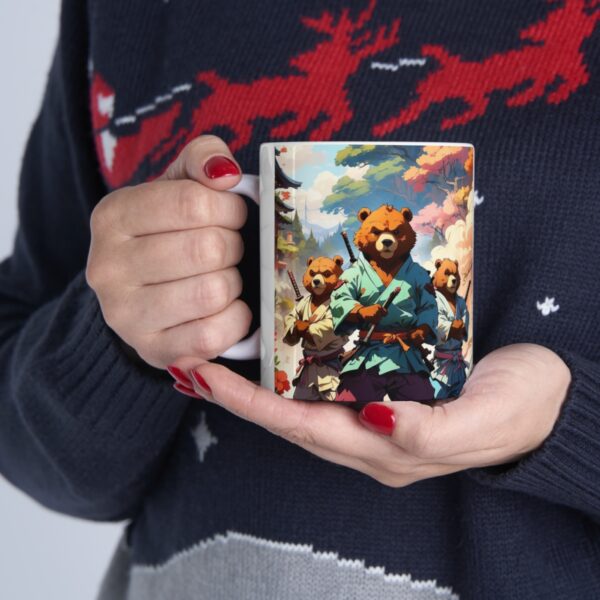 Samurai Bears - Ceramic Mug 11oz - Image 11