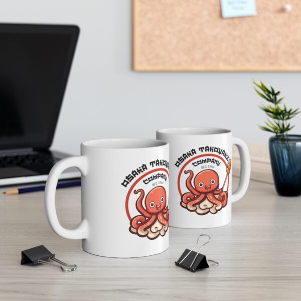 Osaka Takoyaki Company - Ceramic Mug 11oz - Image 6