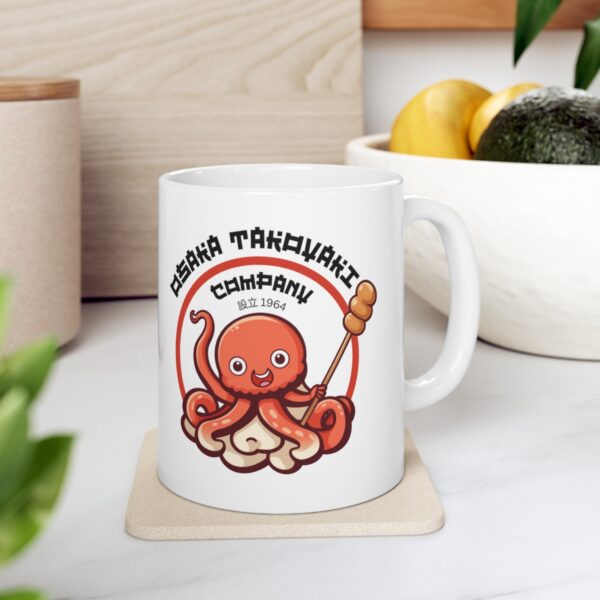 Osaka Takoyaki Company - Ceramic Mug 11oz - Image 8