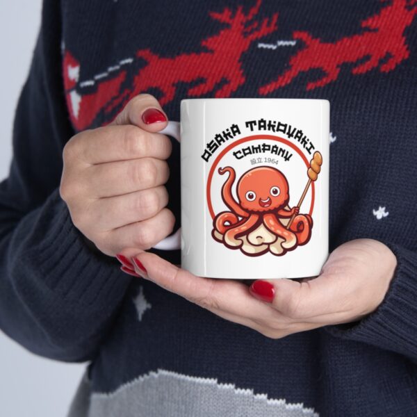 Osaka Takoyaki Company - Ceramic Mug 11oz - Image 11