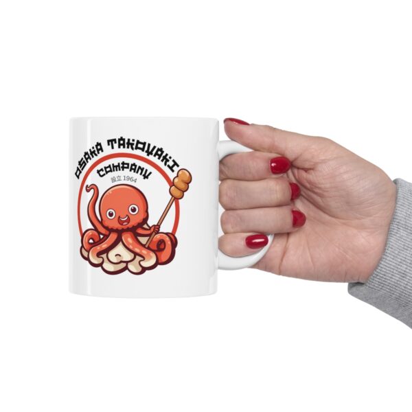 Osaka Takoyaki Company - Ceramic Mug 11oz - Image 12