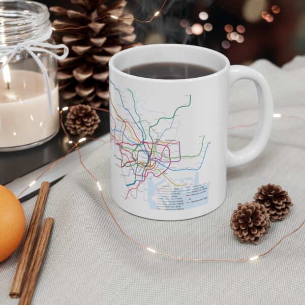 Tokyo Subway - Ceramic Mug 11oz - Image 5