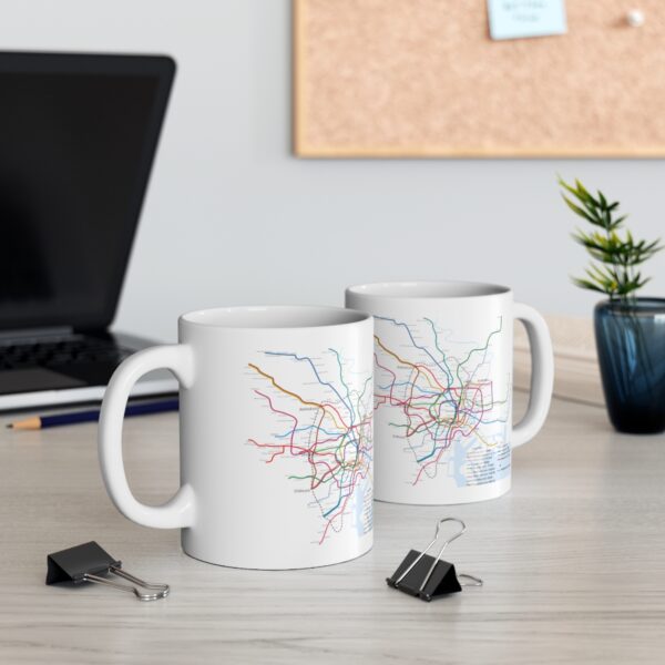 Tokyo Subway - Ceramic Mug 11oz - Image 6