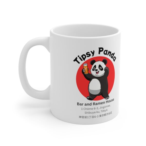 Tipsy Panda Bar and Ramen House - Ceramic Mug 11oz - Image 3