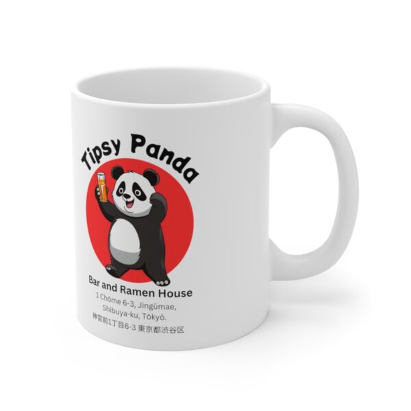 Tipsy Panda Bar and Ramen House - Ceramic Mug 11oz - Image 4