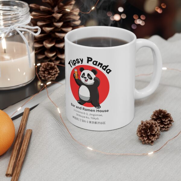 Tipsy Panda Bar and Ramen House - Ceramic Mug 11oz - Image 5