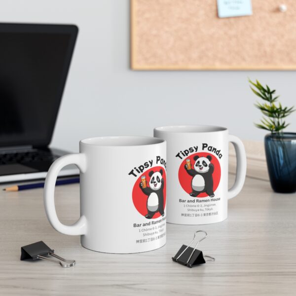 Tipsy Panda Bar and Ramen House - Ceramic Mug 11oz - Image 6