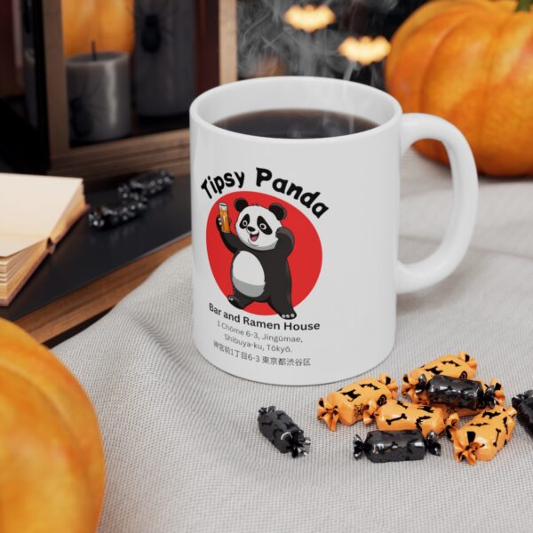 Tipsy Panda Bar and Ramen House - Ceramic Mug 11oz - Image 7