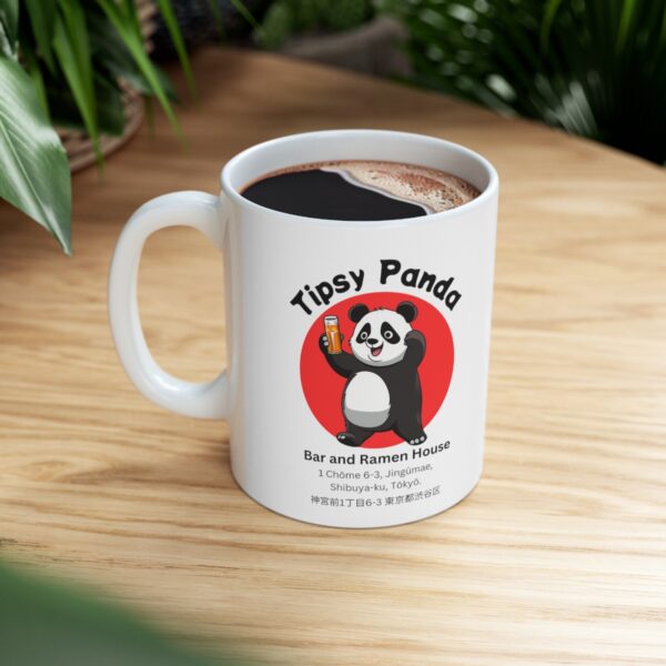 Tipsy Panda Bar and Ramen House - Ceramic Mug 11oz - Image 8