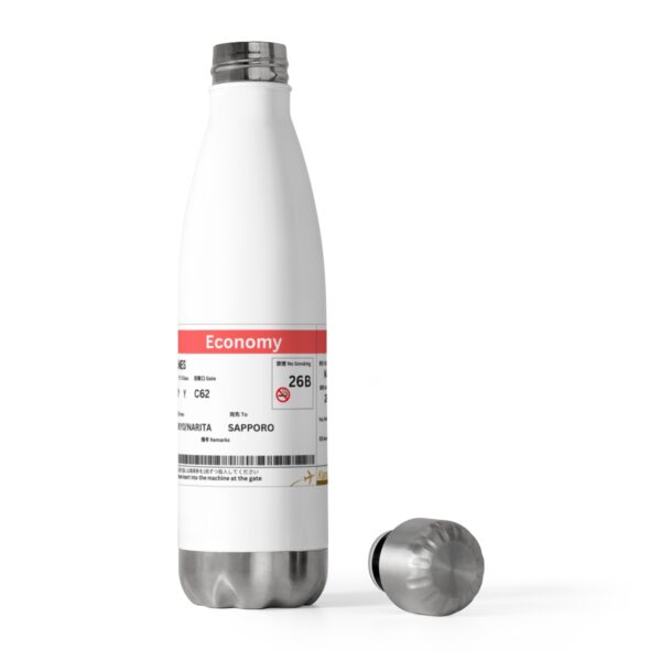 Japanese Boarding Pass - 20oz Insulated Bottle - Image 5