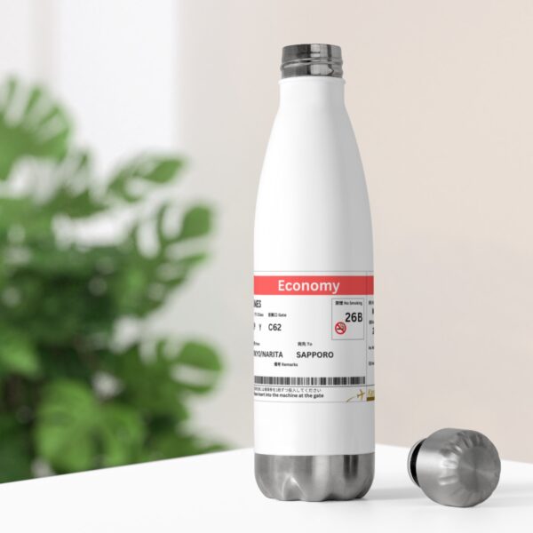 Japanese Boarding Pass - 20oz Insulated Bottle - Image 6