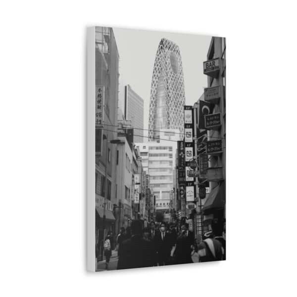 Shinjuku Afternoon - Back and White Canvas Gallery Wraps - Image 9