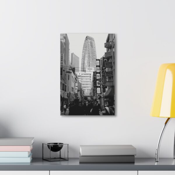 Shinjuku Afternoon - Back and White Canvas Gallery Wraps - Image 11