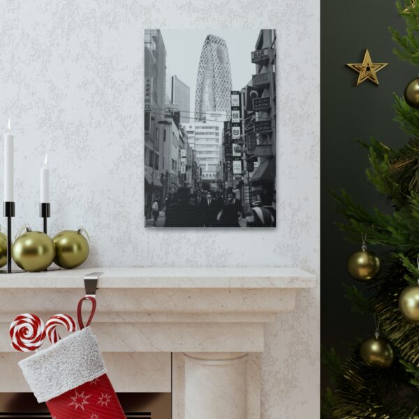 Shinjuku Afternoon - Back and White Canvas Gallery Wraps - Image 13