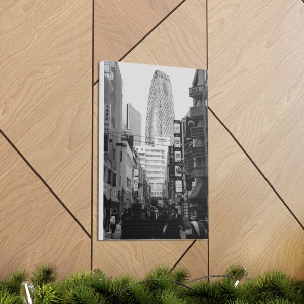 Shinjuku Afternoon - Back and White Canvas Gallery Wraps - Image 14