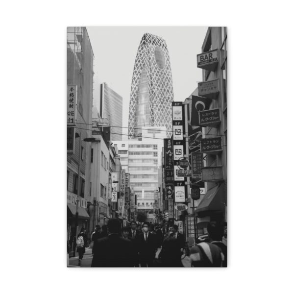 Shinjuku Afternoon - Back and White Canvas Gallery Wraps - Image 8