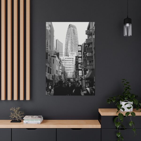 Shinjuku Afternoon - Back and White Canvas Gallery Wraps - Image 6