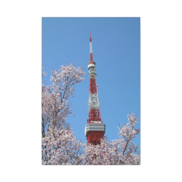 Tokyo Tower in Spring - Canvas Gallery Wraps - Image 2