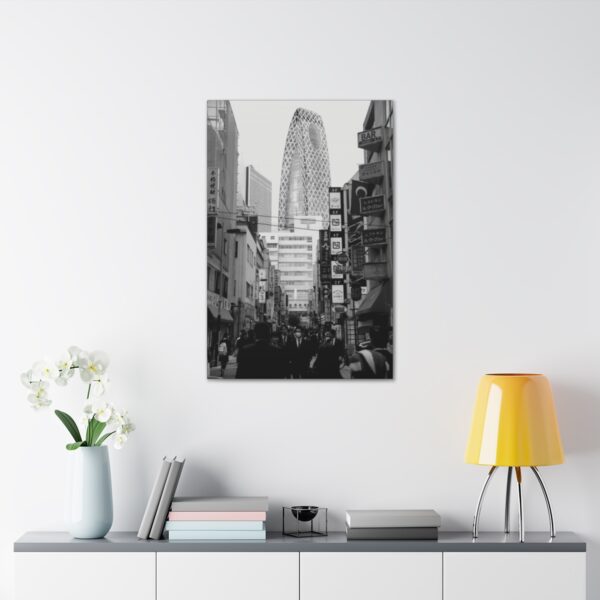 Shinjuku Afternoon - Back and White Canvas Gallery Wraps - Image 25