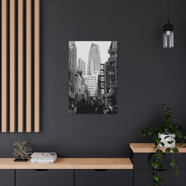Shinjuku Afternoon - Back and White Canvas Gallery Wraps - Image 26