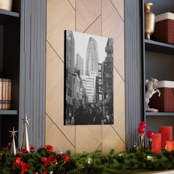 Shinjuku Afternoon - Back and White Canvas Gallery Wraps - Image 28
